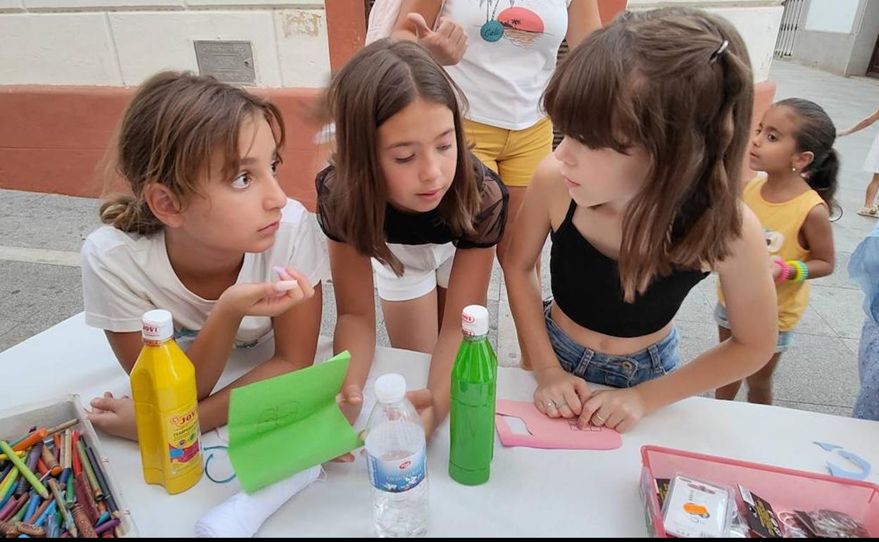 En los talleres infantiles