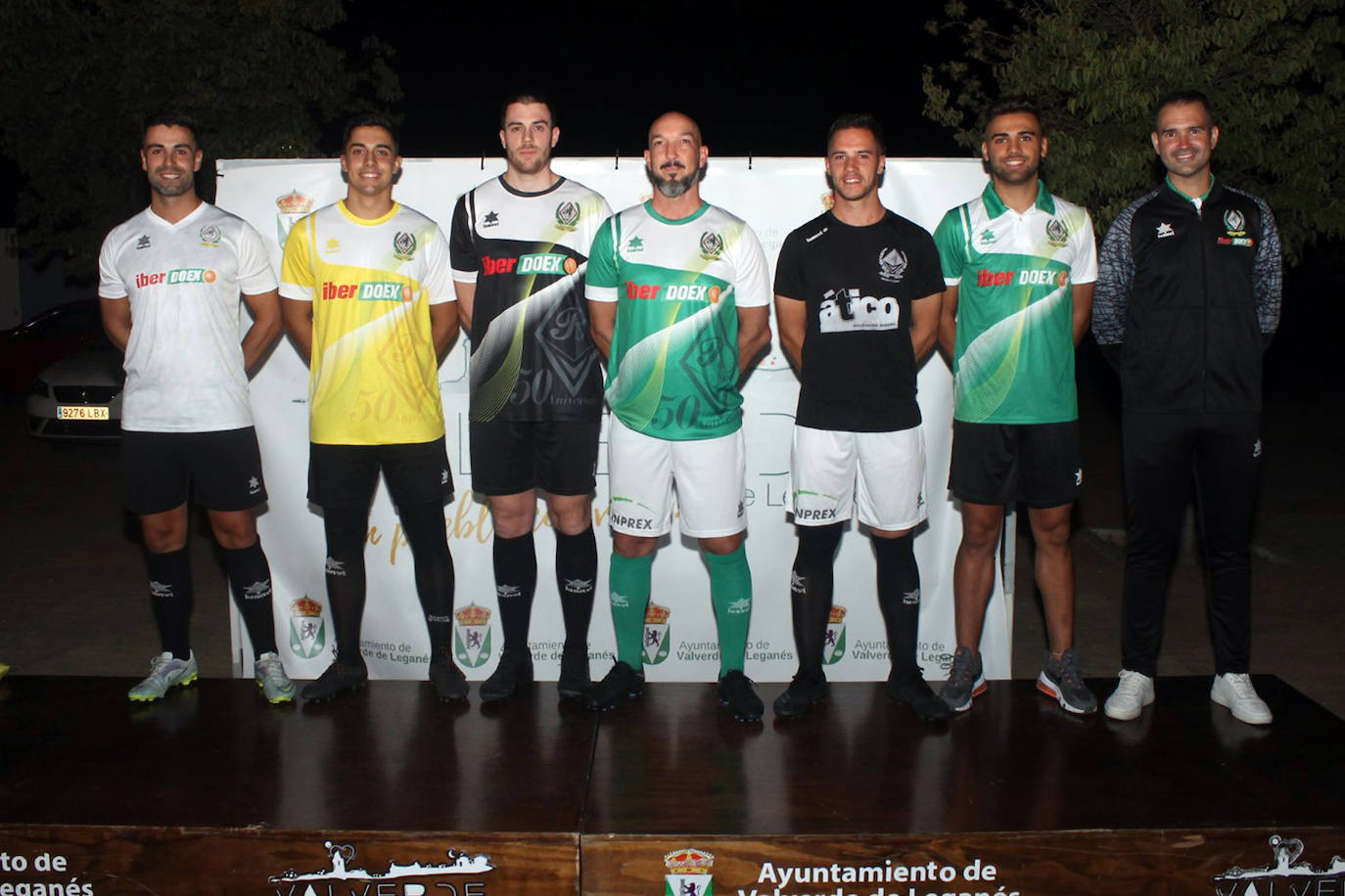 Fotos: Presentación de las plantillas y equipaciones del Racing Valverdeño