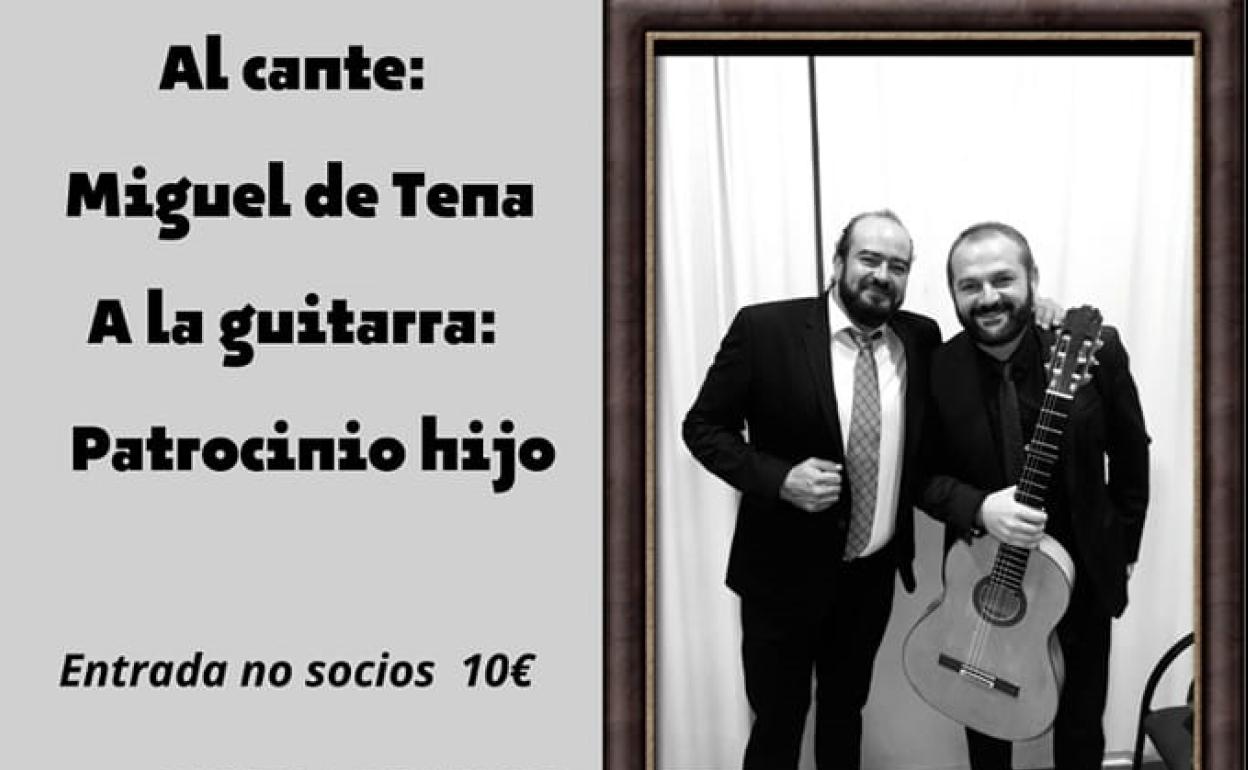 Flamenco: Este sábado se celebra la II Gala Flamenca con Miguel de Tena y Patrocinio 'Hijo'