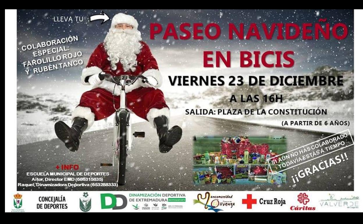 Navidad 2022: Este viernes por la tarde se celebra el paseo navideño en bicicleta