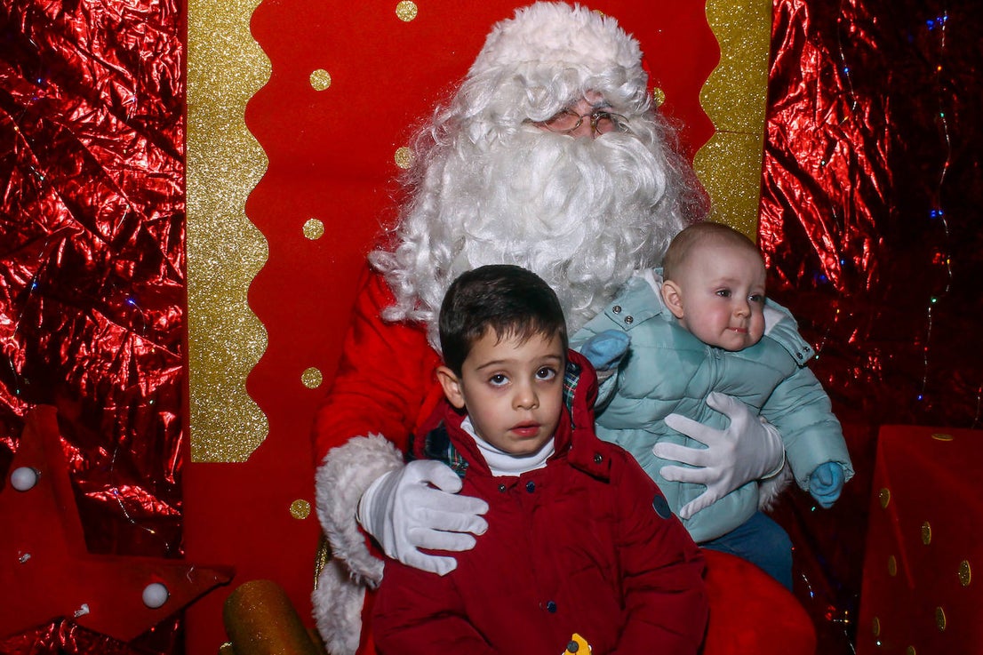 Fotos: Visita de Papá Noel