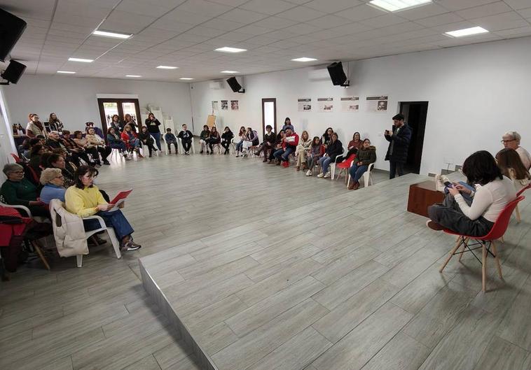 Durante la representación teatral