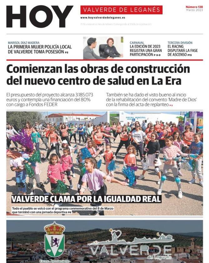 Publicada la edición 138 de HOY Valverde de Leganés