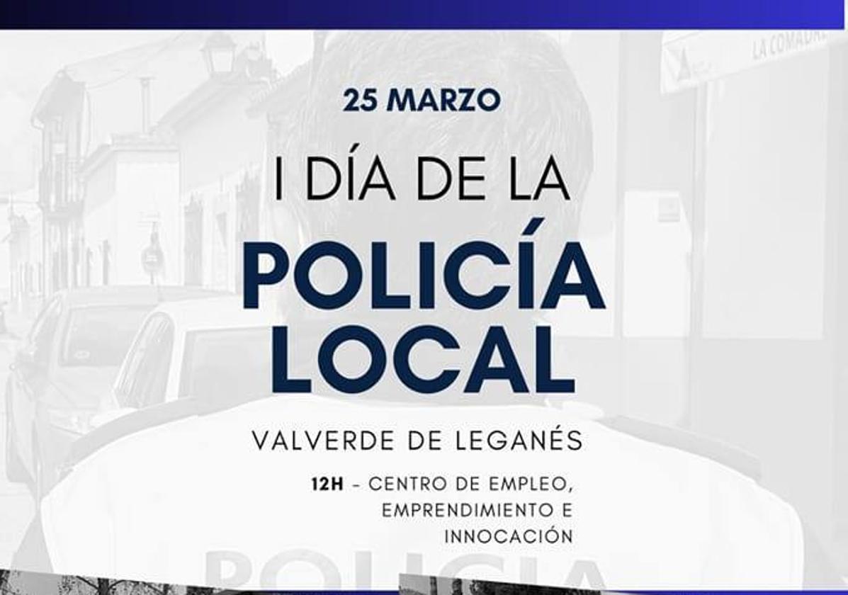 Este sábado se celebrará el I Día de la Policía Local en Valverde de Leganés