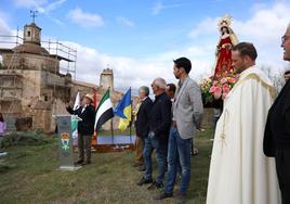 Durante el acto público del inicio de las obras del Convento 'Madre de Dios'