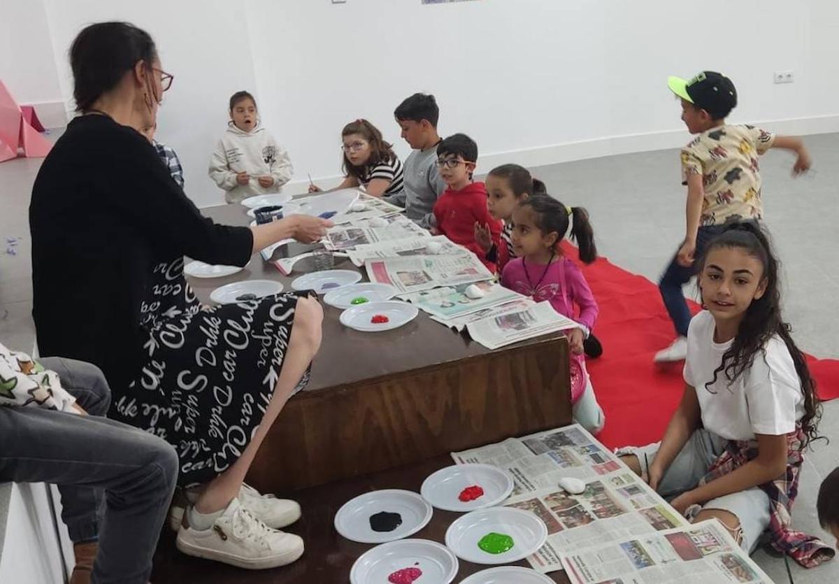 En el taller con Rocío Rodríguez Barragán
