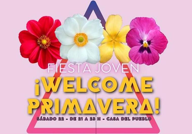 A las 21.00 horas comienza la Fiesta Joven 'Welcome Primavera'