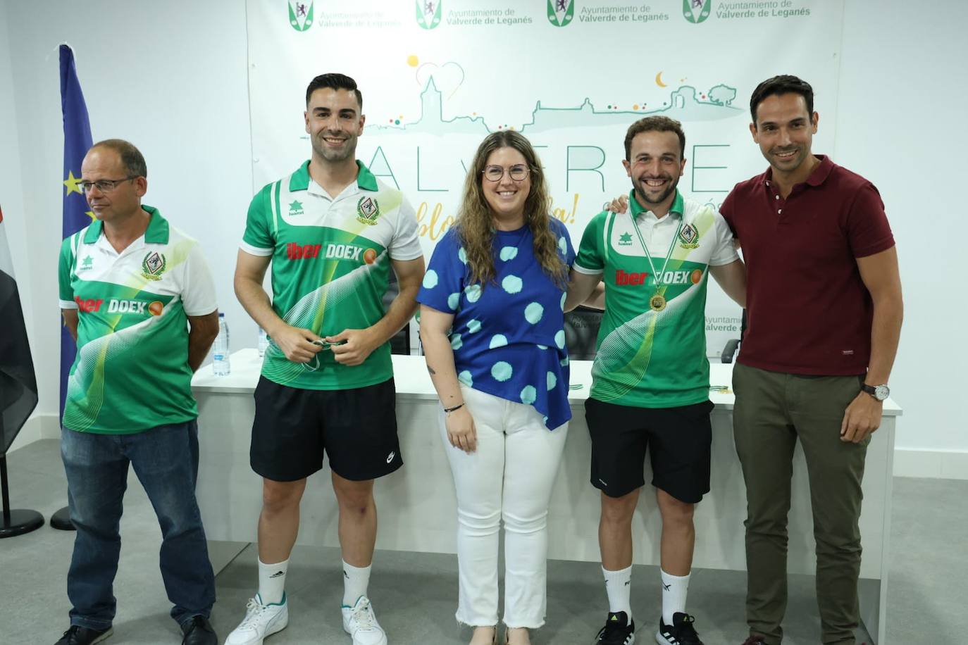 Recibimiento del Ayuntamiento al Racing Valverdeño