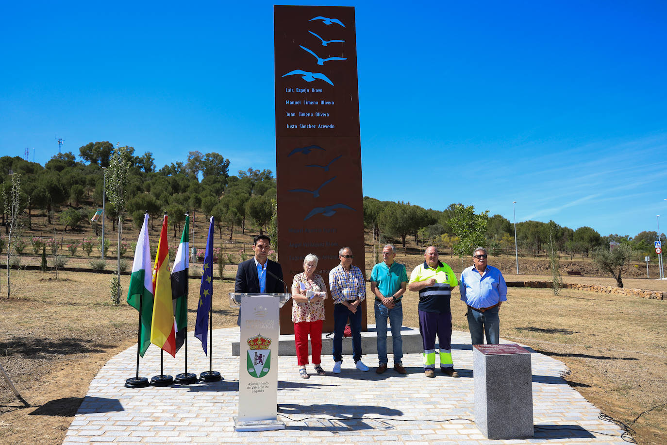 Homenaje a las víctimas del campo de concentración de Mauthausen