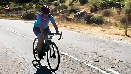 Una 'Diabla Bike' que también finalizó la Nor3Xtrem