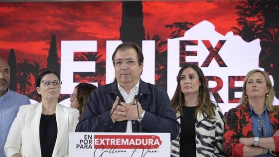 Los valverdeños también respaldan al Partido Socialista en Extremadura