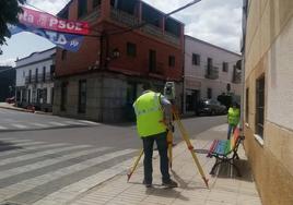 Mediciones técnicas en la zona