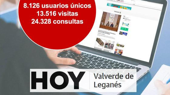 HOY Valverde de Leganés cerró mayo con más de 13.500 visitas