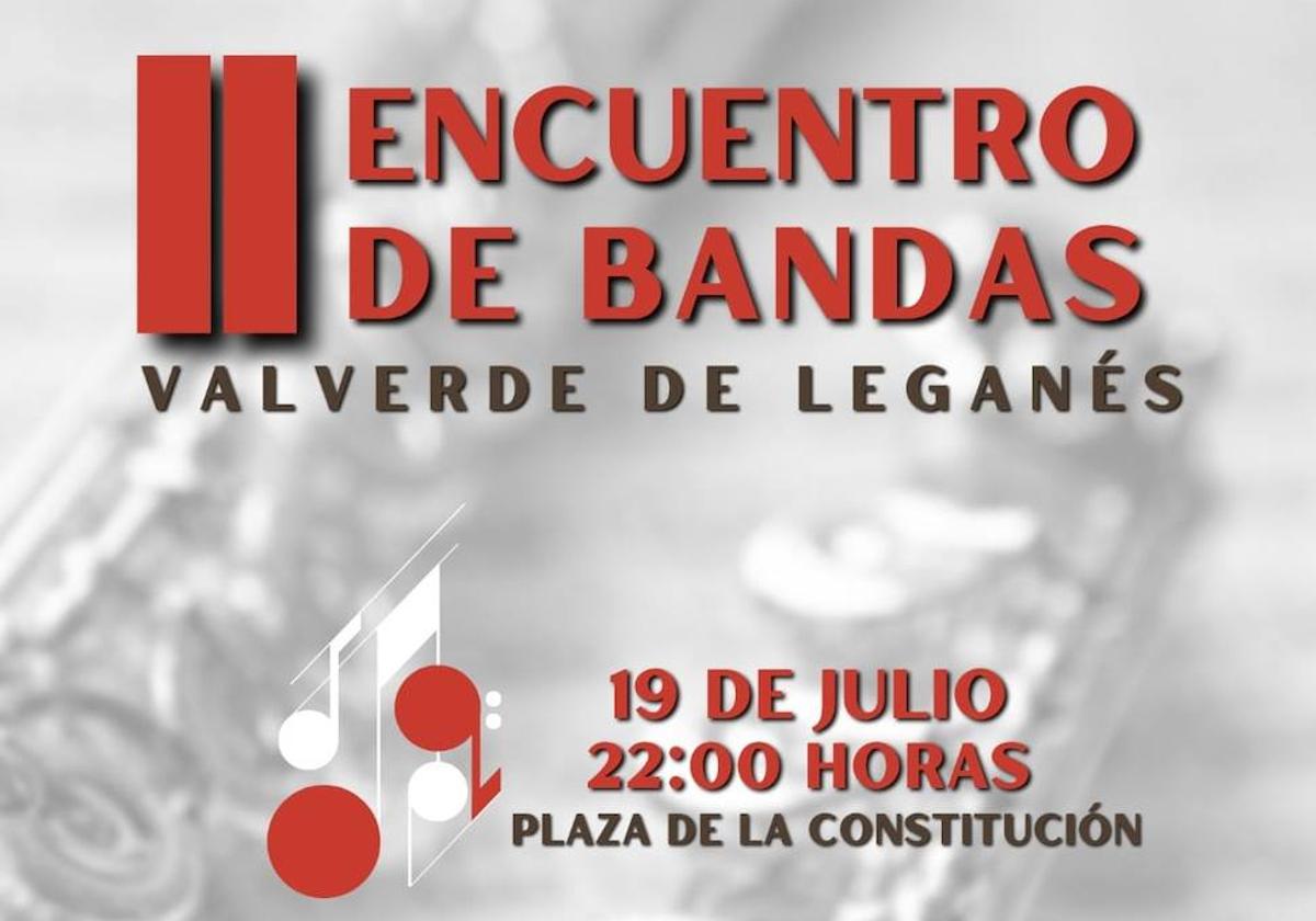 A las 22.00 horas es el II Encuentro de Bandas