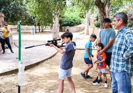 Esta tarde es la primera tirada con carabina de La Diabla