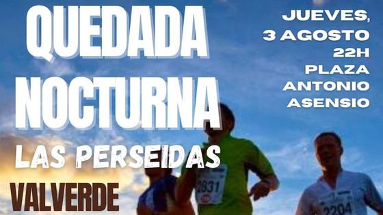 A las 22.00 horas comienza la quedada running nocturna