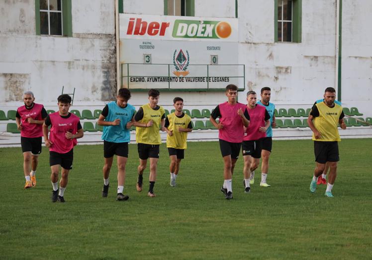 Imagen principal - Imágenes del entrenamiento