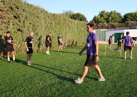 Imagen secundaria 1 - Imágenes del entrenamiento