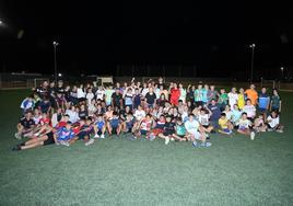 Participantes en la acampada