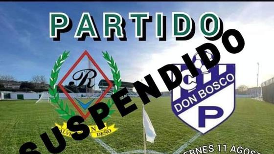 Suspendido el partido de hoy del Racing Valverdeño