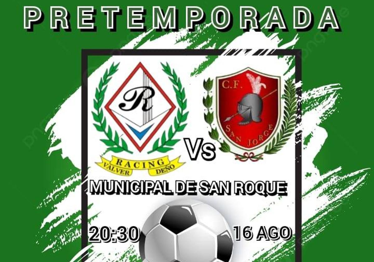 Esta tarde el Racing Valverdeño recibe al San Jorge