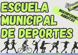 Inscripciones abiertas a la nueva temporada de la Escuela Municipal de Deportes