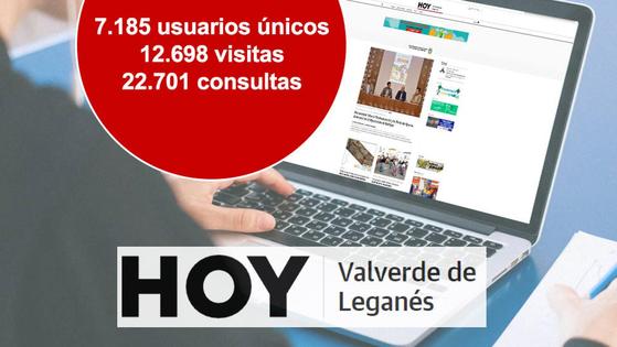 HOY Valverde de Leganés cerró agosto con más de 12.500 visitas
