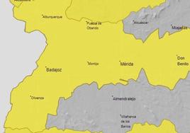 Alerta amarilla por lluvias y tormentas