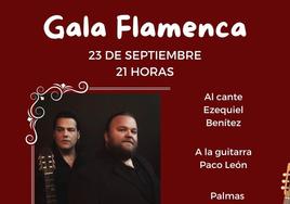 Esta noche la Casa de la Cultura acoge una nueva gala flamenca