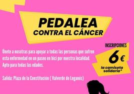 'Pedalea contra el cáncer', este viernes
