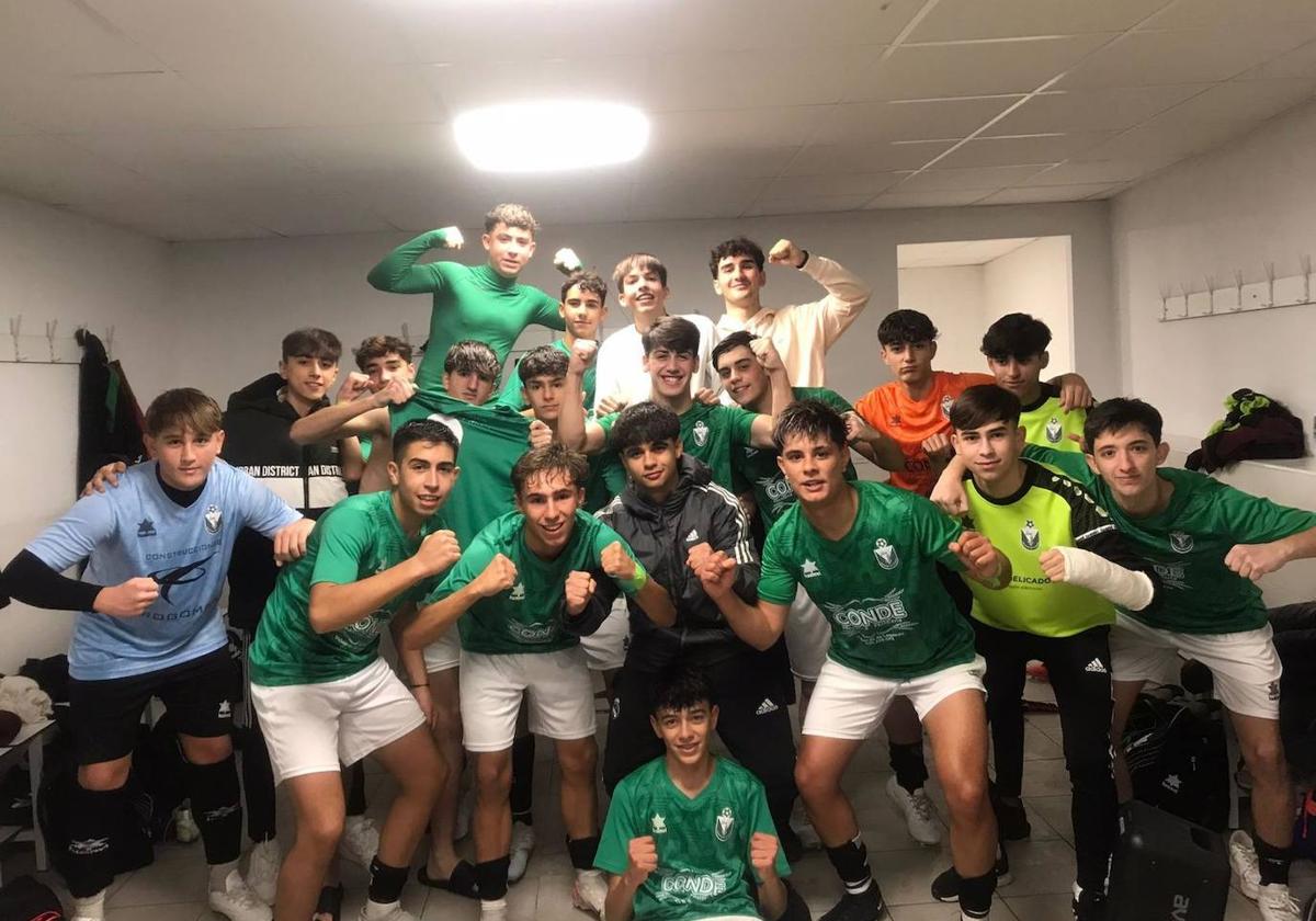 Los juveniles de la EMD remontan un 1- 2 en los últimos minutos del partido contra el Puerta Palmas
