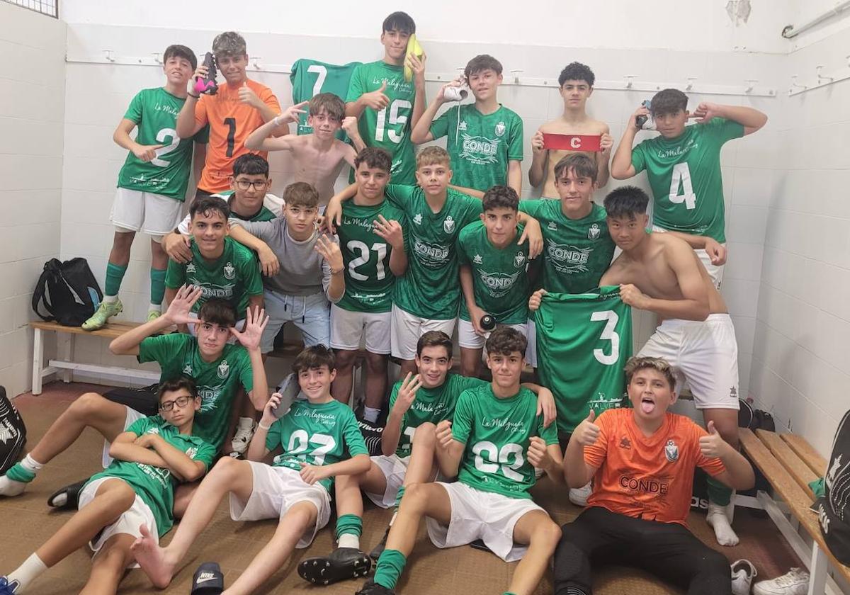 Los cadetes celebran uno de los triunfos de la temporada