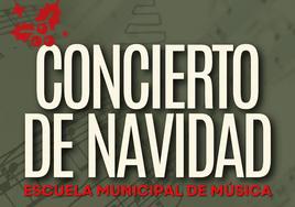 A las 19.30 horas es el Concierto de Navidad de la Escuela Municipal de Música