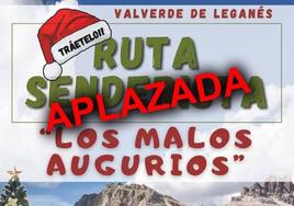 Aplazada la ruta de los 'Malos Augurios'