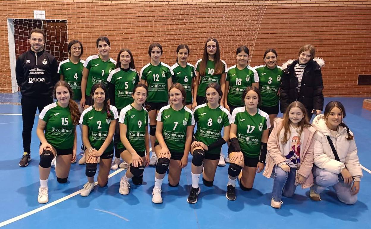Voleibol: Las chicas de voleibol juegan esta tarde en Valverde