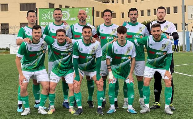 Equipo titular ante el Badajoz B