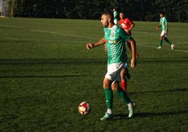 Manu Ferrera, autor del único tanto del Racing