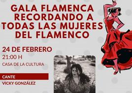 El 24 de febrero será la primera gala flamenca del año