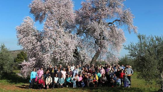 Celebrada la primera de las rutas organizadas al Almendro Real