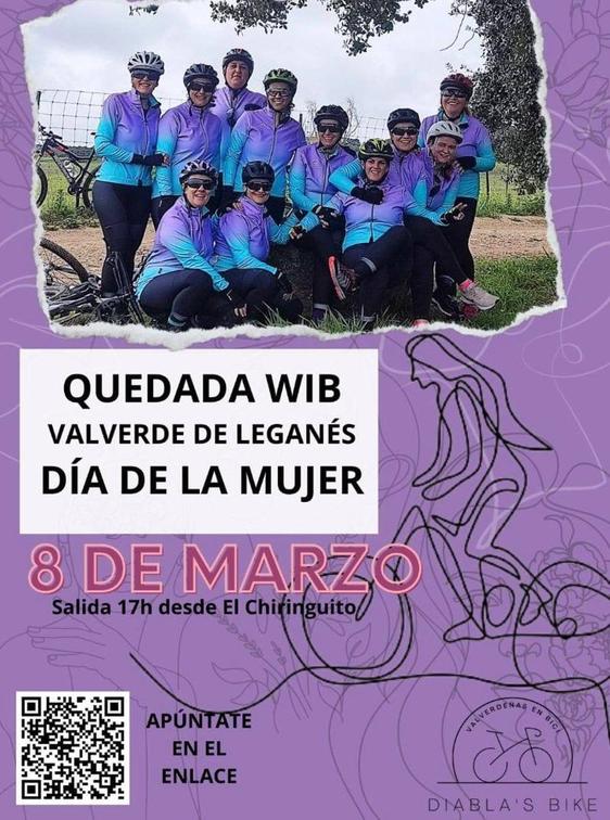 Quedada ciclista para conmemorar el Día Internacional de la Mujer