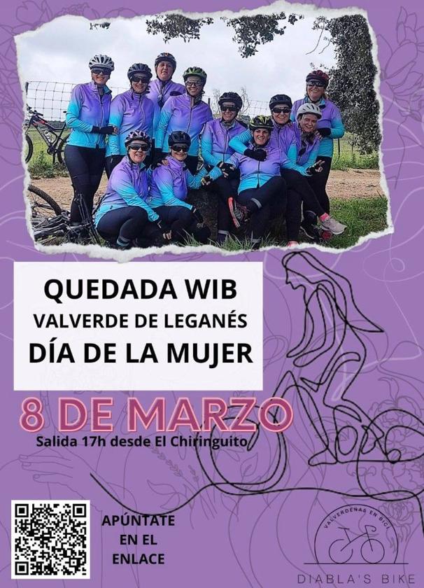 Quedada ciclista para conmemorar el Día Internacional de la Mujer
