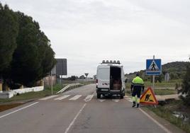 Labores en la carretera