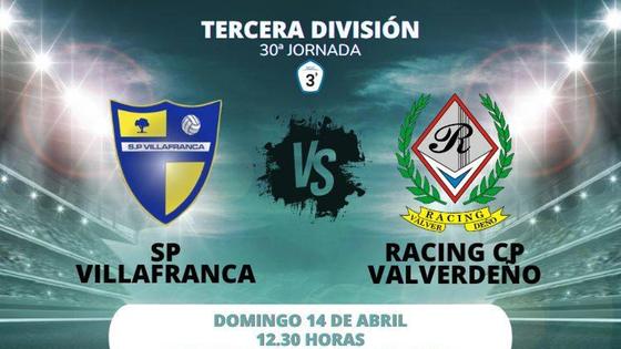 El Racing CP Valverdeño visita al SP Villafranca