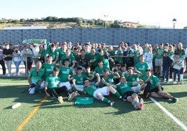 Celebración del ascenso de los juveniles