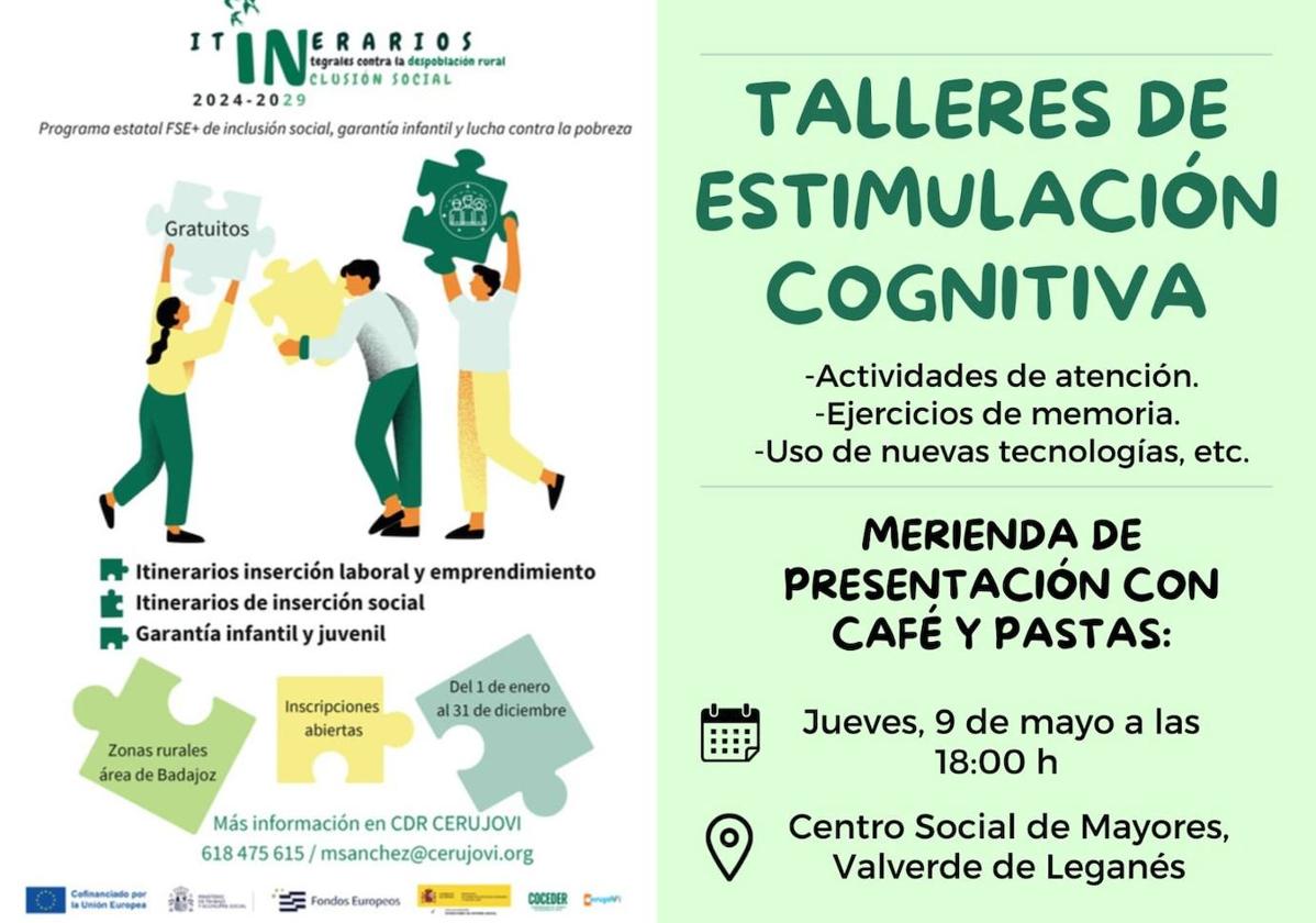El Centro Social de Mayores acogerá la presentación del programa social FSE+