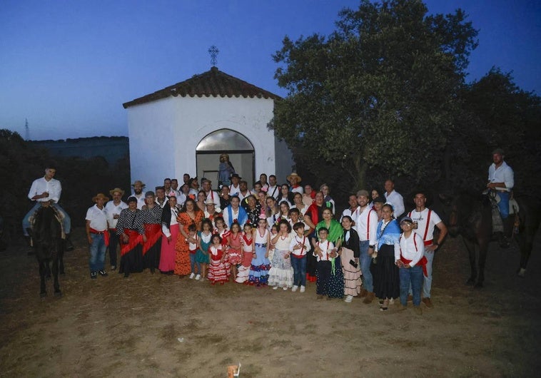 A la llegada a la ermita de San Isidro