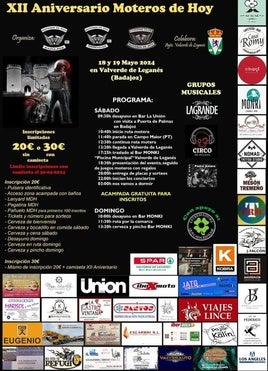 Valverde acoge el aniversario de Moteros de HOY este fin de semana