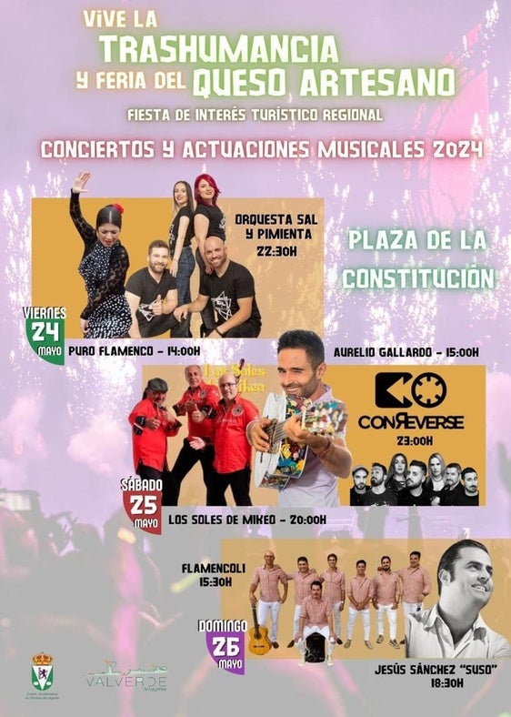 El fin de semana contará con mucha variedad musical