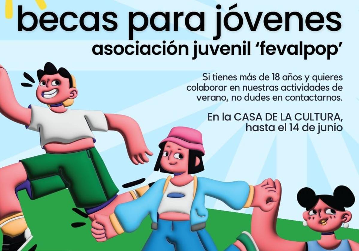 La Asociación Juvenil Fevalpop anuncia sus becas para jóvenes