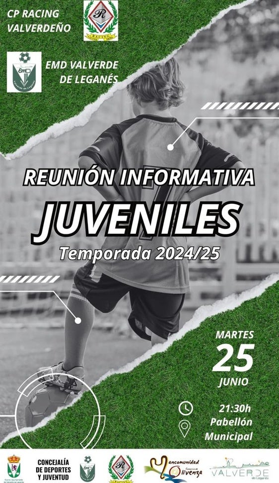 Reunión informativa para los equipos de juveniles